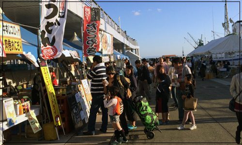 たこ焼き心花神戸みなとマルシェイベント